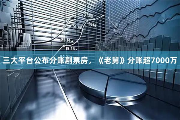 三大平台公布分账剧票房，《老舅》分账超7000万