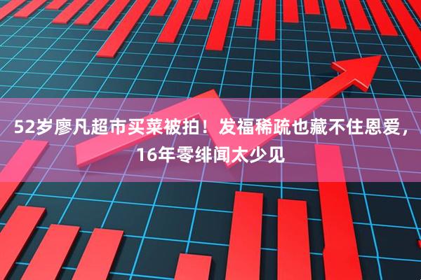 52岁廖凡超市买菜被拍！发福稀疏也藏不住恩爱，16年零绯闻太少见