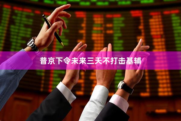 普京下令未来三天不打击基辅